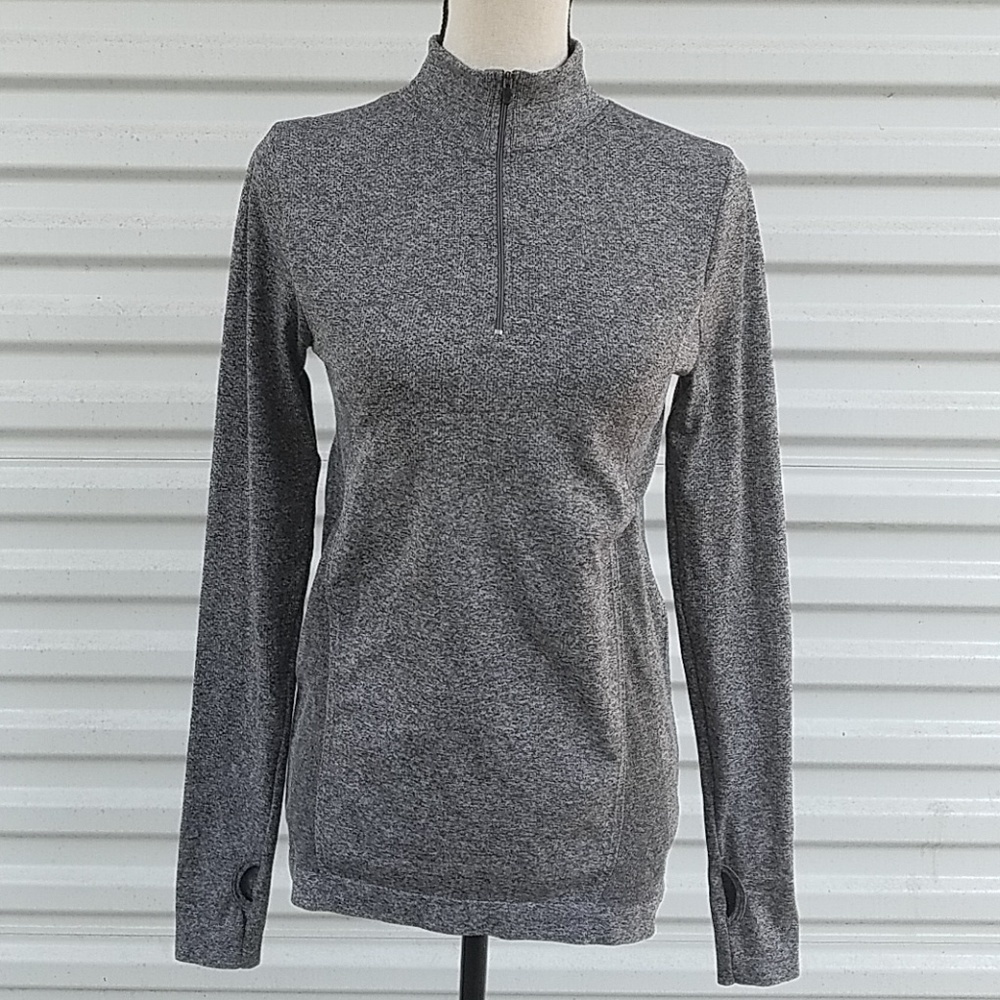 Ae athletic workout yoga gray jacket